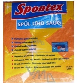 Houbová utěrka Spontex 30x36cm Houbová utěrka Spontex 30x36cm - Drogerie Kuchyň Hadříky